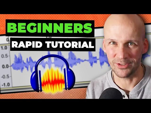 How to Record & Edit Audio in Audacity - Rapid Beginners Tutorial