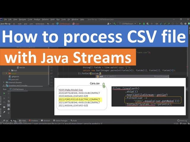 How to read and process CSV file in Java? (with Streams)