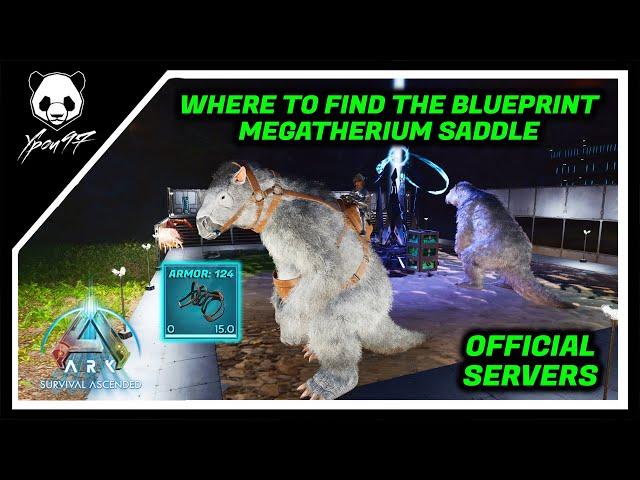 Where To Get The MEGATHERIUM SADDLE Blueprint In The Island | ARK: Survival Ascendent