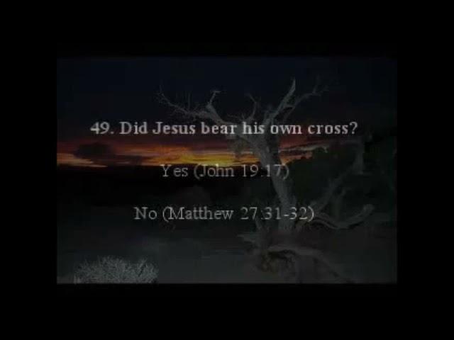 101 BIBLE CONTRADICTIONS