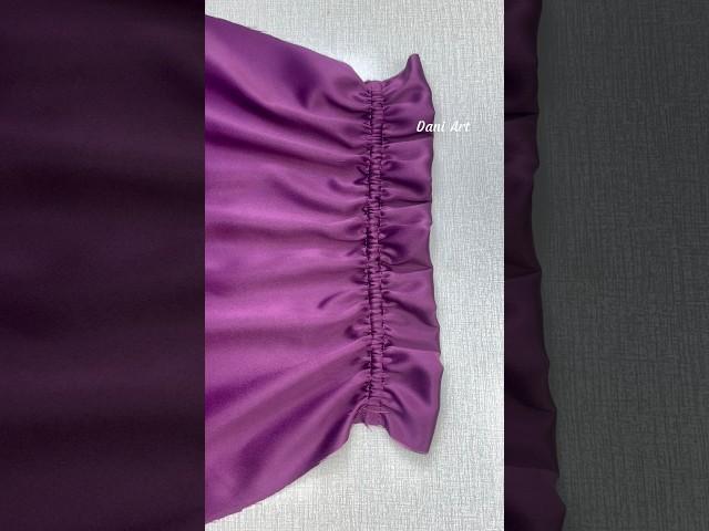 Elegant sleeve design for your dress | Sleeve design #sewingtipsandtechniques