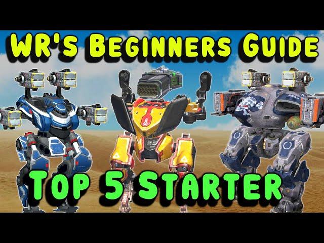 War Robots Top 5 BEGINNER SETUPS! WR Starter Guide & Gameplay