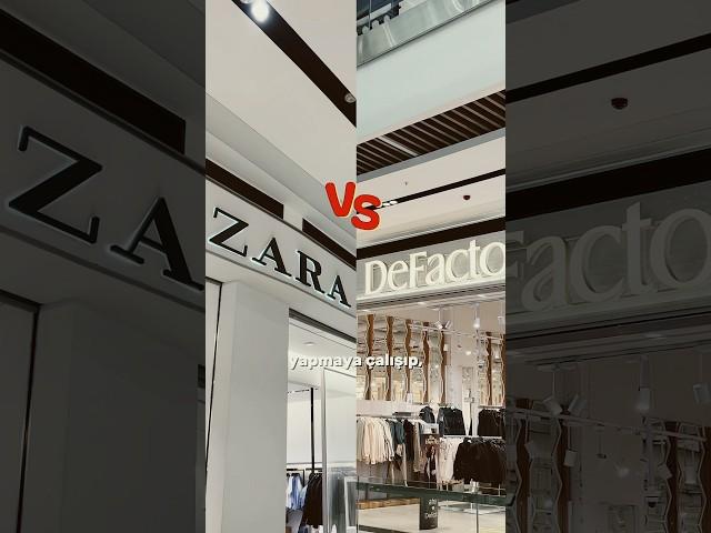 Zara VS DeFacto siz hangi kombini tercih edersiniz? #giyim