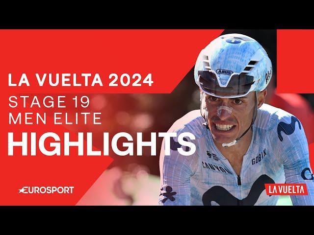 STATEMENT WIN!  | La Vuelta a España Stage 19 Highlights | Eurosport Cycling