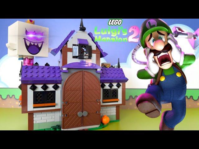 We made LEGO Luigi's Mansion 2! Can Luigi save Mario and Toad from King Boo? Mario Odyssey story