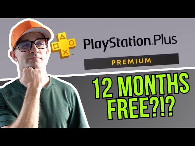 How to get 12 Months of Playstation Plus Premium FREE!!! ($0.00) New and Verified Method