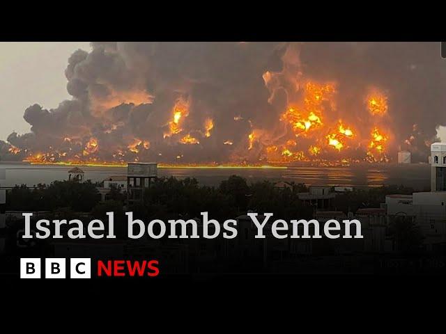 Israel bombs Yemen and Lebanon in further military escalation | BBC News