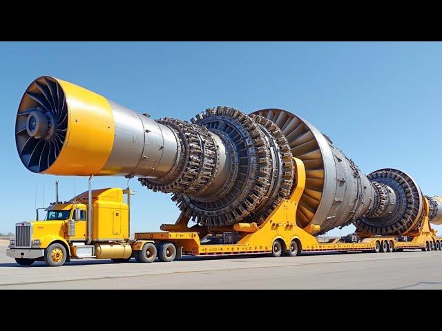 Extreme Dangerous Transport Skill Operations Oversize Truck, Biggest Heavy Equipment Machines