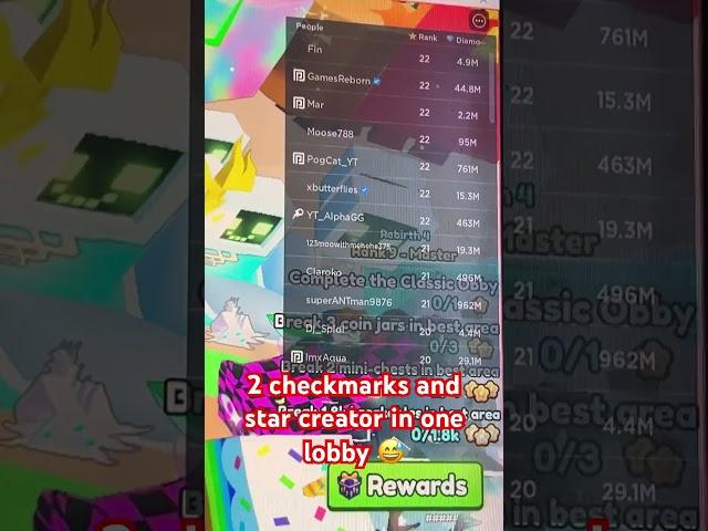 2 checkmarks and 1 star creator in one game  @AlphaGG @GamesReborn