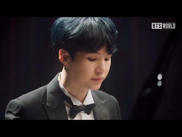 Only Suga can play the piano so beautifully like this!   #BTSWorld #Suga #BTS