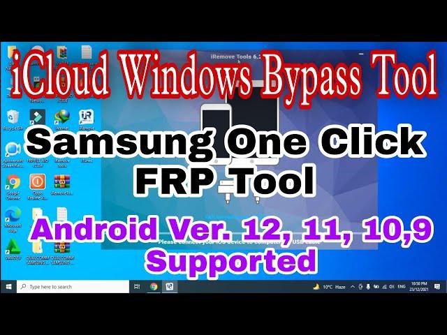 Samsung FRP Tool / One Click Free FRP Done / iCloud (Meid) Bypass Windows Support Tool / One Click.