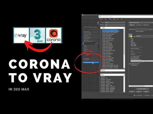 Convert Corona to V-Ray in 3ds Max