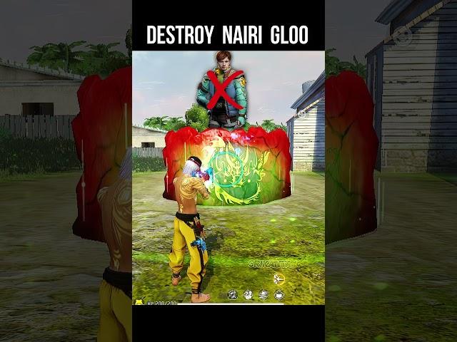 Destroy Nairi Character Gloo Wall  Best Guns Against Nairi #srikantaff