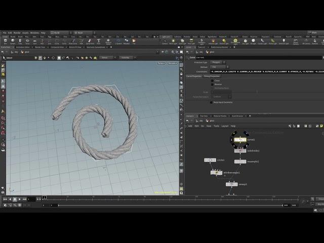 Houdini FX | Procedural Rope Making