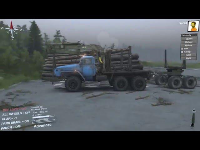 Spintires Tutorial - How to load Medium Logs at a Log Kiosk