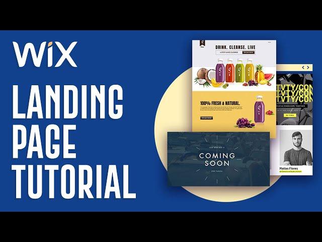 Wix Landing Page Tutorial 2025 (Step By Step)