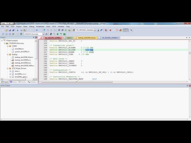 Configuration NRF24l01 avec Stm32f4