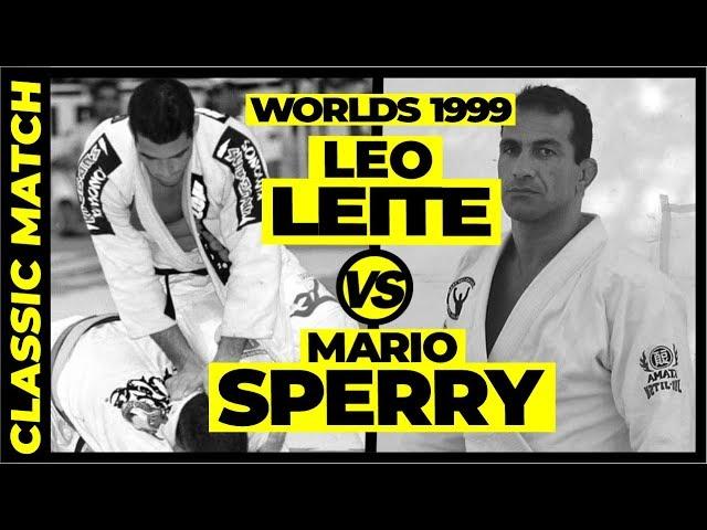 OLD SCHOOL BJJ MATCH: Leonardo Leite VS Mario Sperry Mundials 1999 IBJJF World Championship