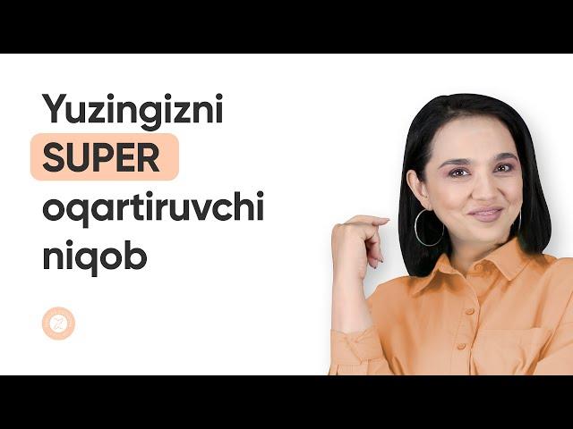 Yuzingizni super oqartiruvchi niqob