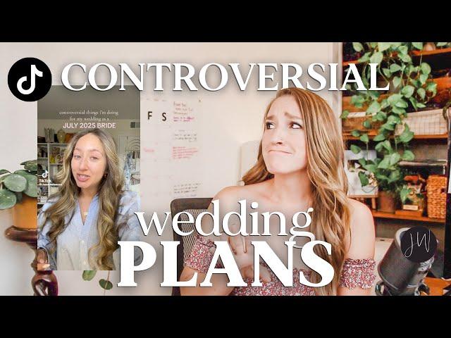 CONTROVERSIAL Wedding Plans ?? | TikTok REACTION