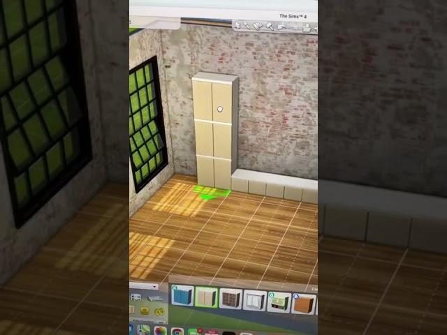 Custom tv cabinet ! #sims4 #sims #shorts