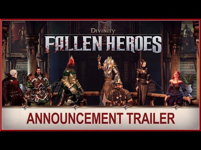 DIVINITY - Official FALLEN HEROES Announce Trailer A New Tactical RPG Game 2019 (HD)