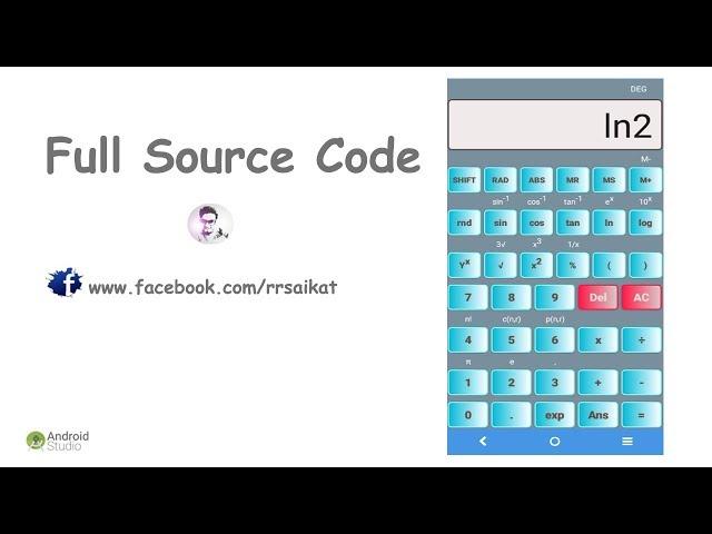 Scientific calculator app in android studio (source code attached)