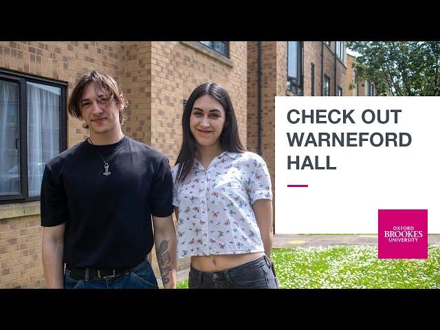 Check Out Warneford Hall | Oxford Brookes University