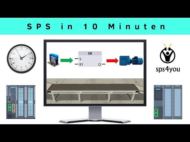 SPS Programmierung lernen in 10 Minuten - Anfänger Tutorial Step 7 TIA Portal