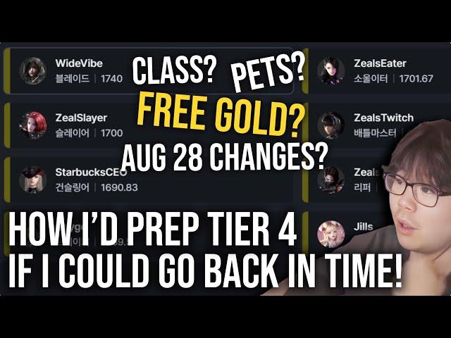 LOST ARK NEW BEST ways to Prepare for Tier 4 (post August 28th KR patch + 2 months of foresight)