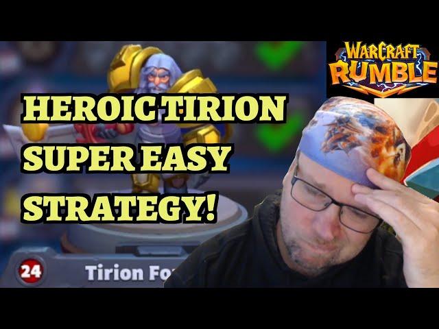 HEROIC Tirion Fordring - Plaguelands Campaign Guide - Warcraft Rumble F2P