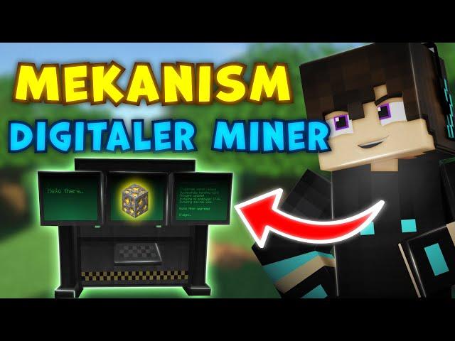 Minecraft Mekanism (ATM7): Digitaler Miner / Schürfer Tutorial german [2022]