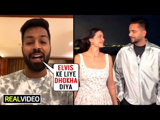 Finally Hardik Pandya broke silence on Ex wife Natasa Stankovic caught red handed with Elvish Yadav