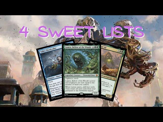 4 Competitive Lists | Magic The Gathering | Bloomburrow | MTG Pioneer