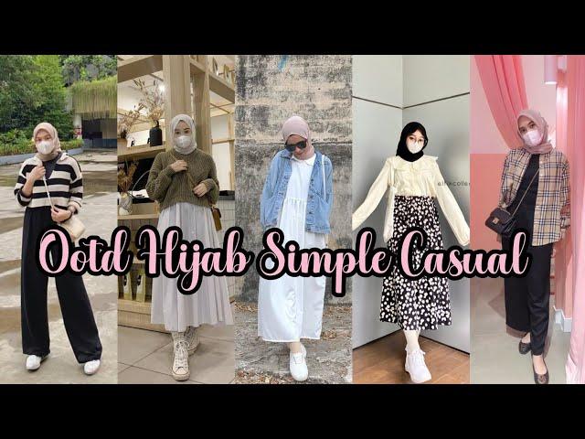 OOTD HIJAB SIMPLE CASUAL, OOTD HIJAB REMAJA + link produk.