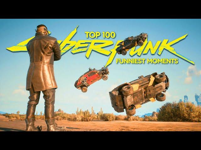 TOP 100 FUNNIEST FAILS IN CYBERPUNK 2077