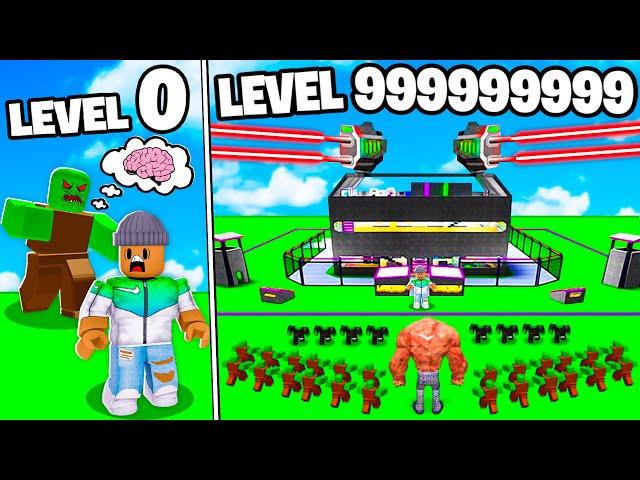 I BUILT A LEVEL 999,999,999 ROBLOX ZOMBIE DEFENSE TYCOON