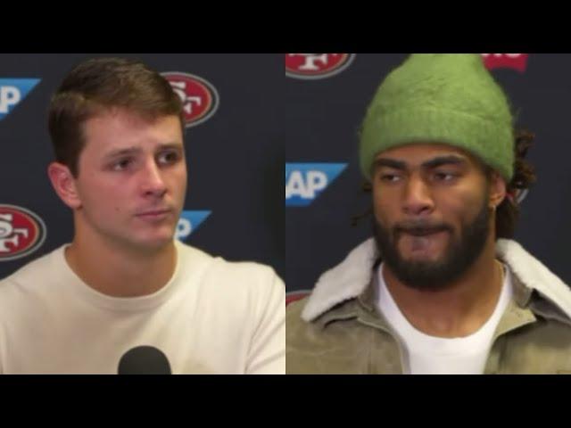 49ers Brock Purdy & Fred Warner discuss disappointing performance vs Bills