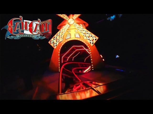 Eurosat Can Can Moulin Rouge Coaster 4K Front Seat POV - Europa Park