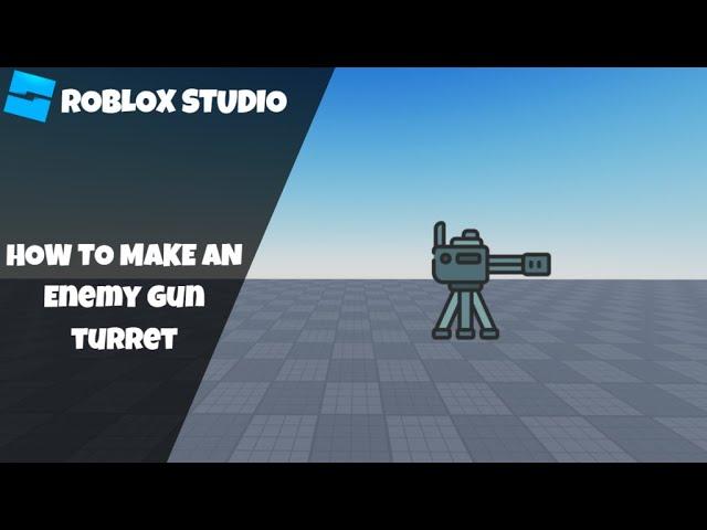 How to make a Gun Turret in Roblox! (Roblox Studio Scripting Tutorial 2023)