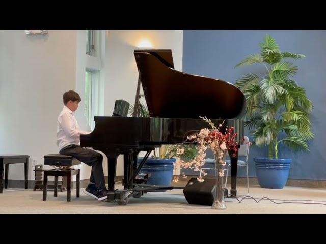 Summer piano recital 2024. Alexander Geyfman perfoming Etude-Fantasie by M. Muhtorov.