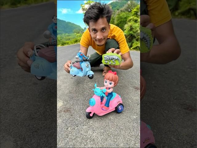 2 Ta pink remote control scooty unboxing