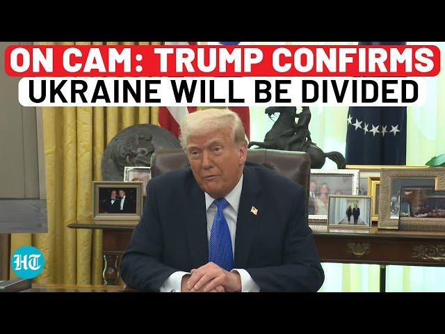 Trump Shocks Zelensky With ‘Dividing Land’ Announcement On Camera | Putin | Ukraine War Latest