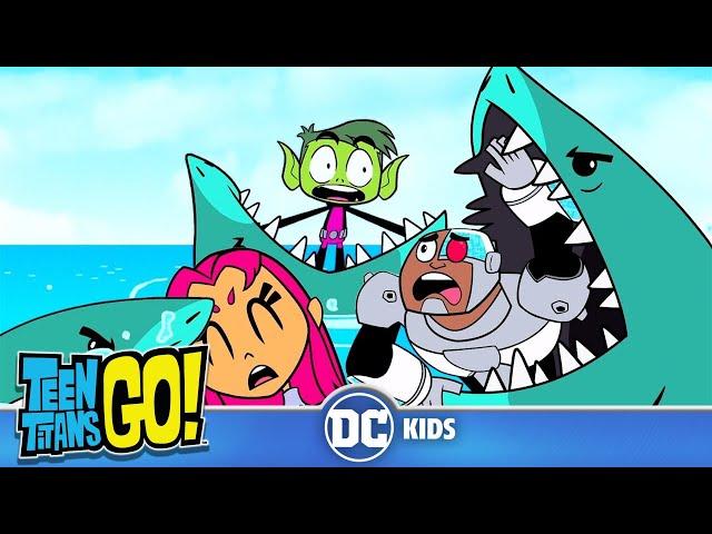 Teen Titans Go! | Shark Week!  | @dckids