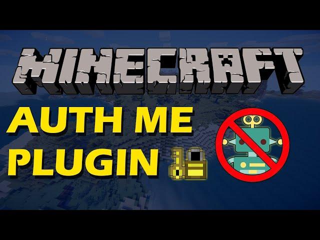 Protect your server in Minecraft with AuthMe Reloaded Plugin