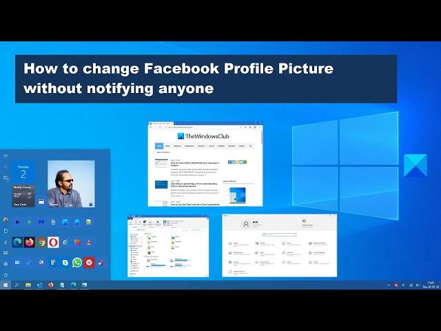 How to change Facebook Profile Picture without notifying anyone