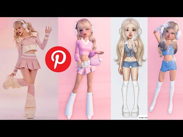 Recreating PINTEREST LOOKS In Dress To Impress