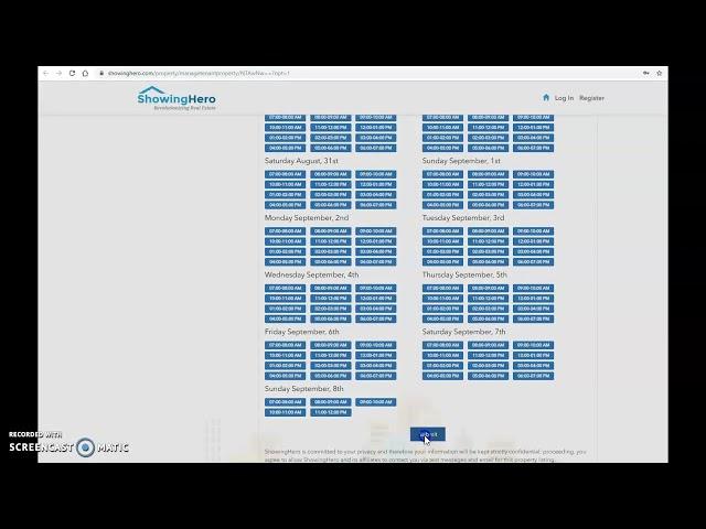 New Scheduling Option with Alabama Rental Property