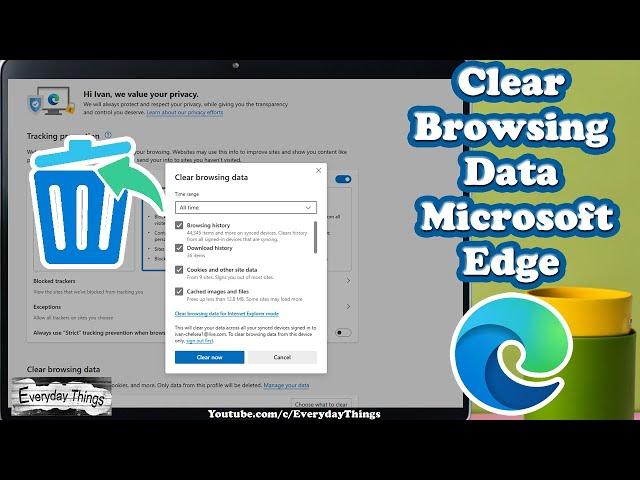 How to Clear Browsing Data in Microsoft Edge