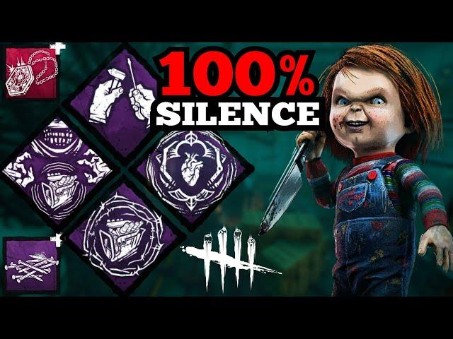 DESTROYING SURVIVORS w/ The ABSOLUTE SILENCE Build | The GOOD GUY Dead by Daylight Chucky Gameplay